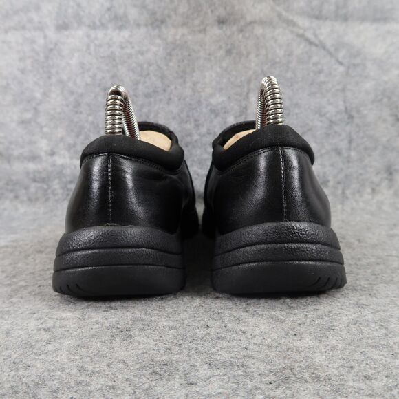 Easy Spirit Shoes Womens 6.5 Slip On Casual Moc Leather Black Comfort Work Walk - Picture 5 of 13